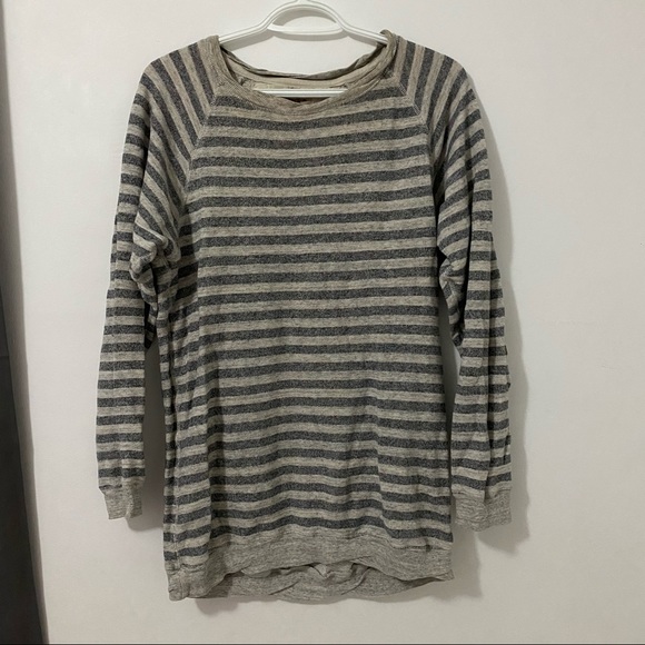 Wilfred Free Striped Crew Neck Sweater